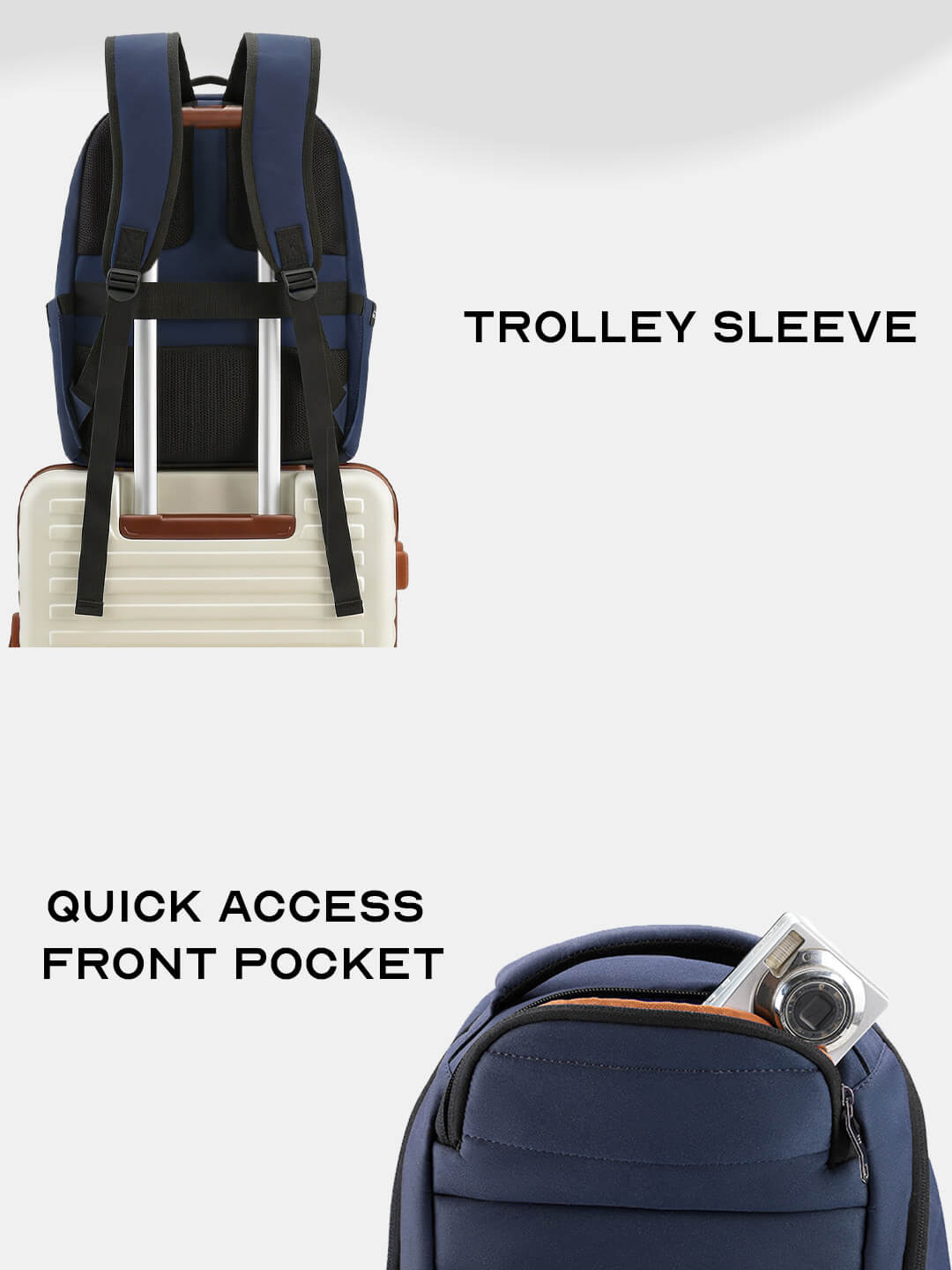 Float Premium Laptop Backpack Cobalt Blue