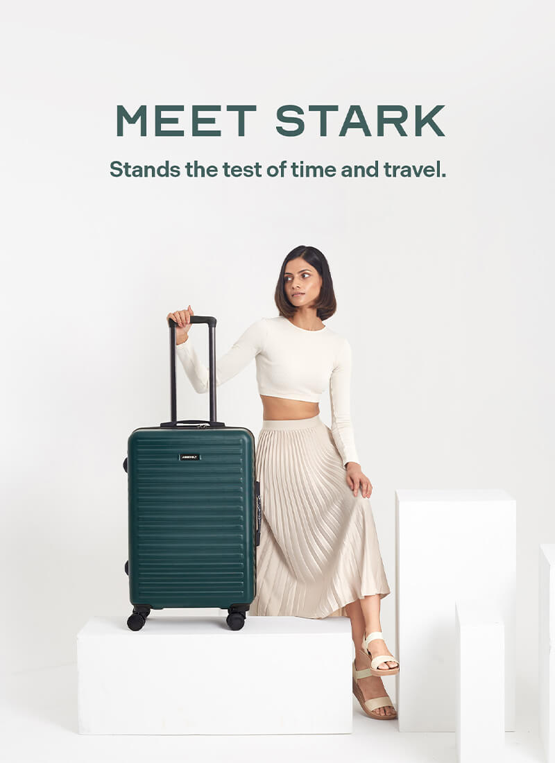 Stark | Green | Large Hard Luggage