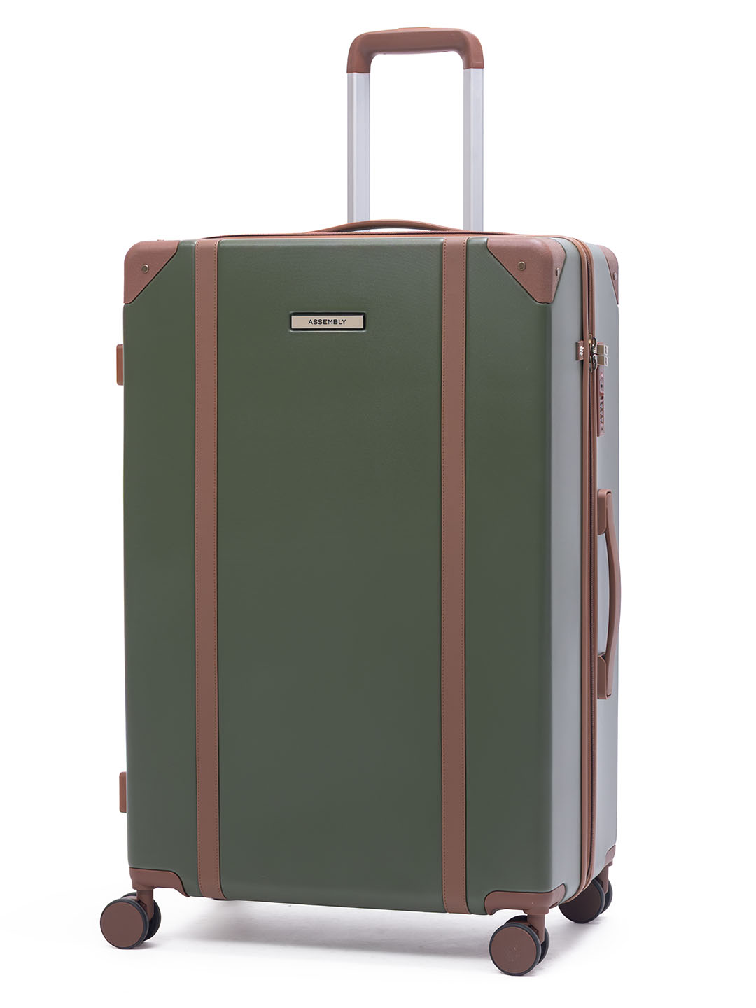 Vintage | Green | Large Hard Luggage