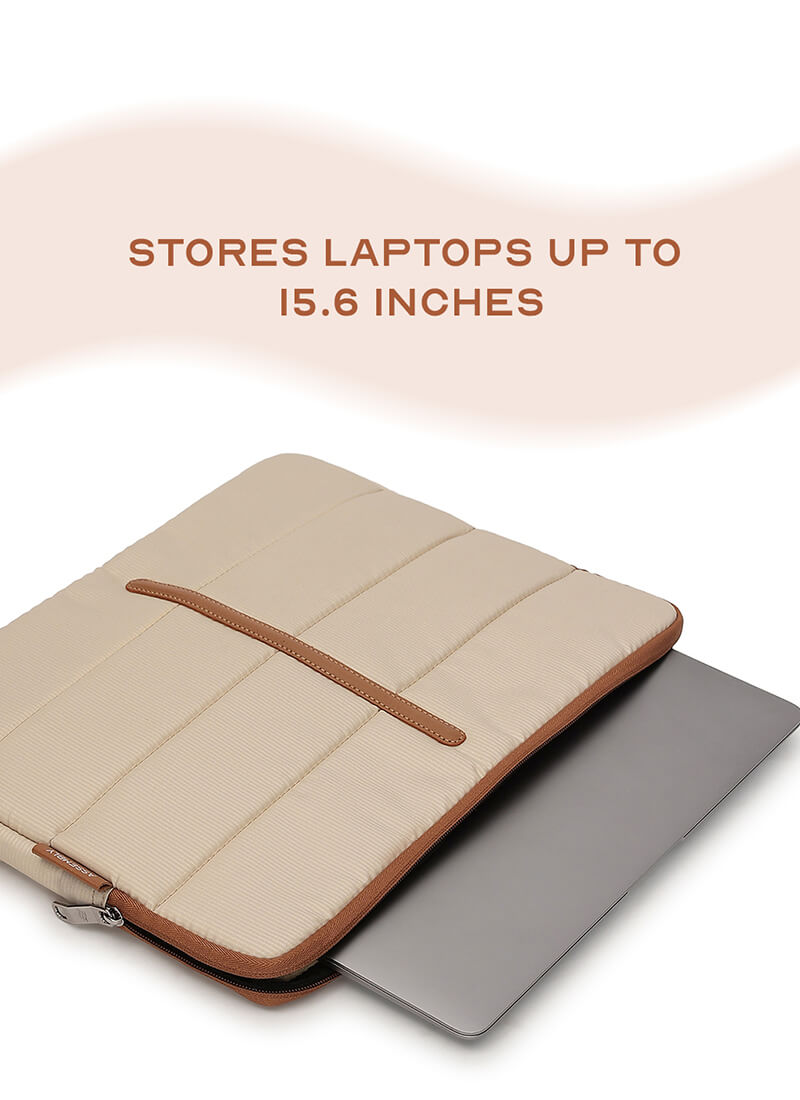 Odyssey Sleeve | Beige | Padded Laptop Sleeve