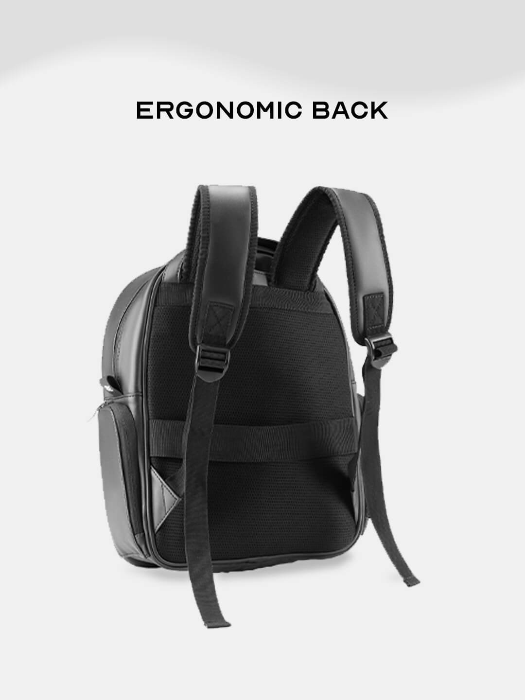 Conchita Quilted Backpack for Women & Girls Black