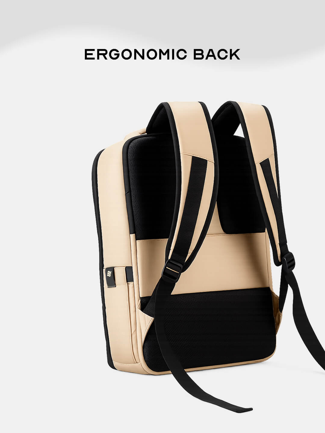 Noir Overnighter Backpack | Beige | Ultimate Travel Backpack for Professionals