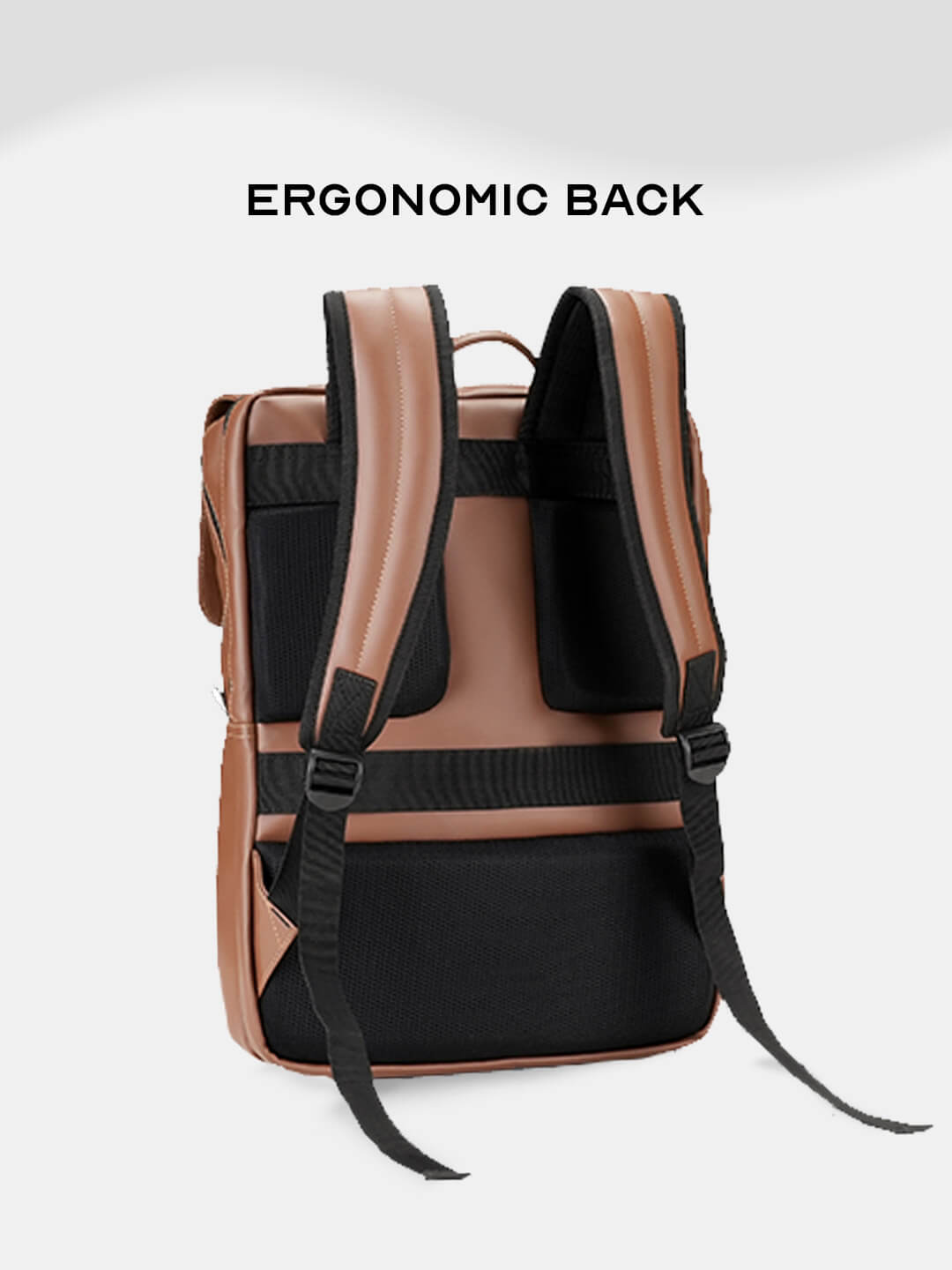 Vintage Travel Backpack Brown