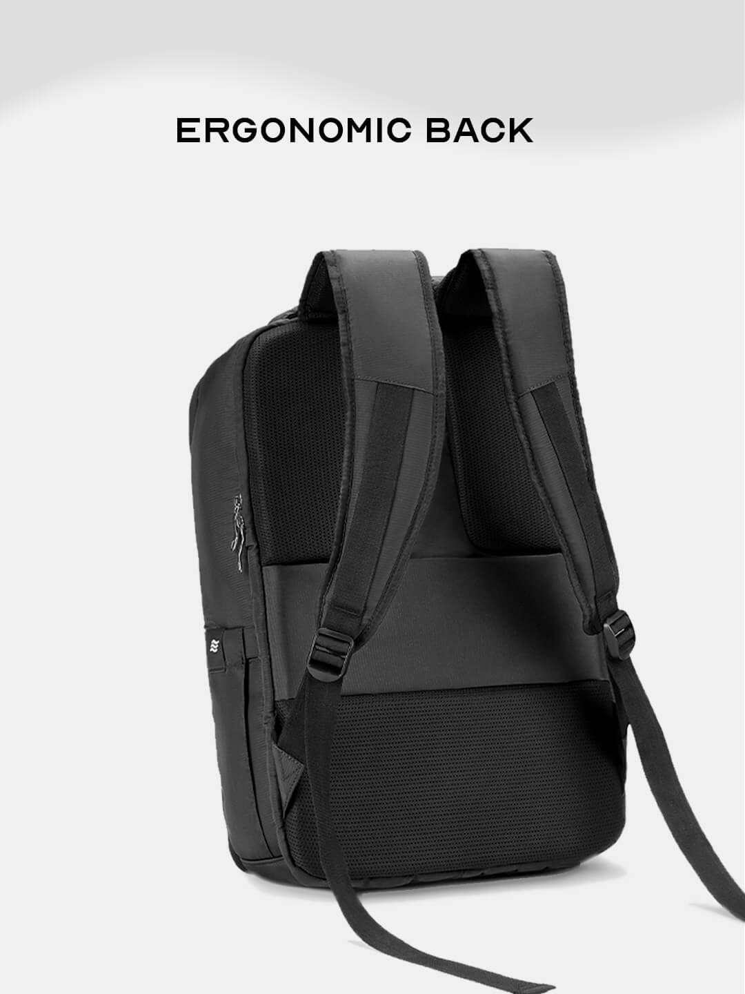Noir Overnighter Backpack | Black | Ultimate Travel Backpack for Professionals