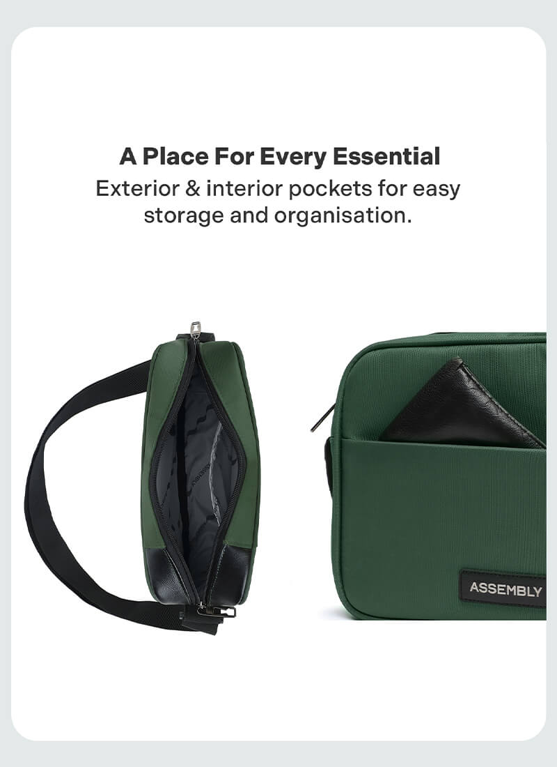 Sway | Green | Sling Bag