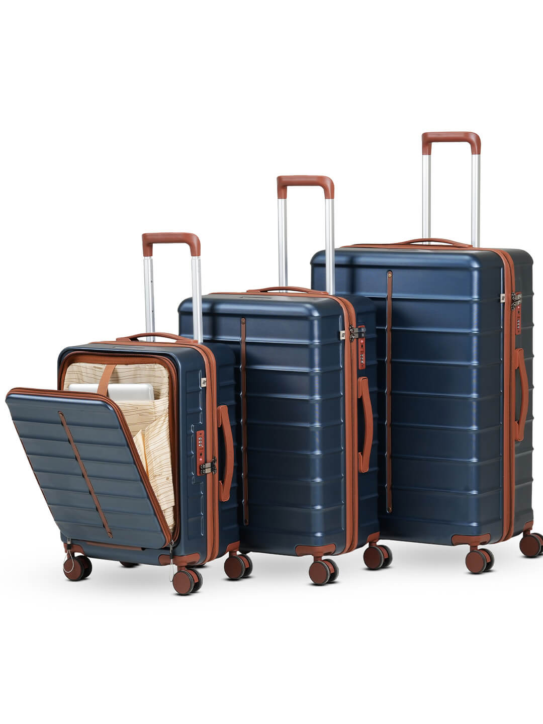 OdysseyPro Combo Set of 3 | Ocean | CabinPro+Medium+Large Hard Luggage