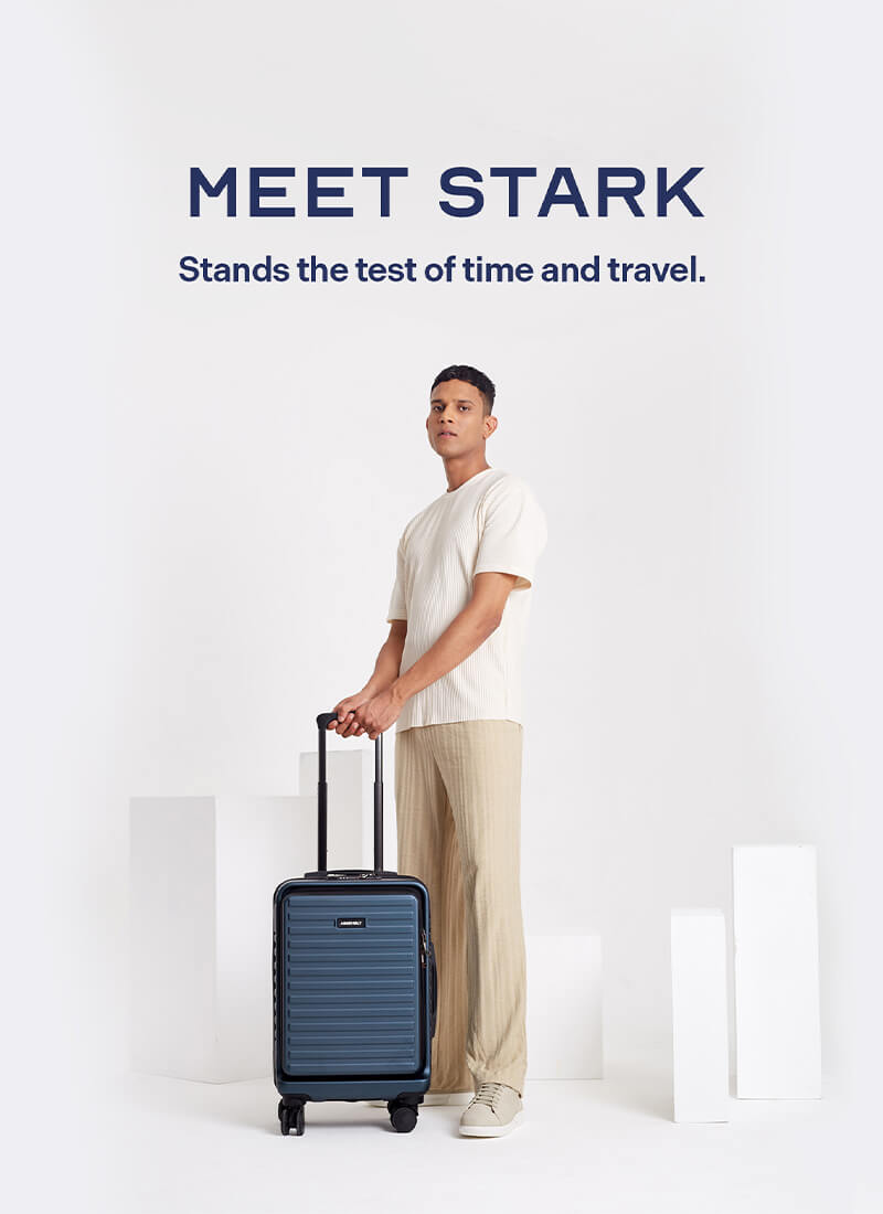 StarkPro | Blue | Cabin Hard Luggage