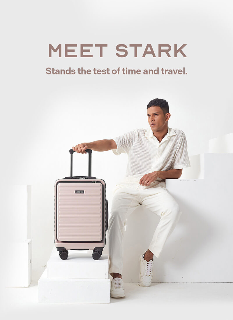 StarkPro | Ivory | Cabin Hard Luggage