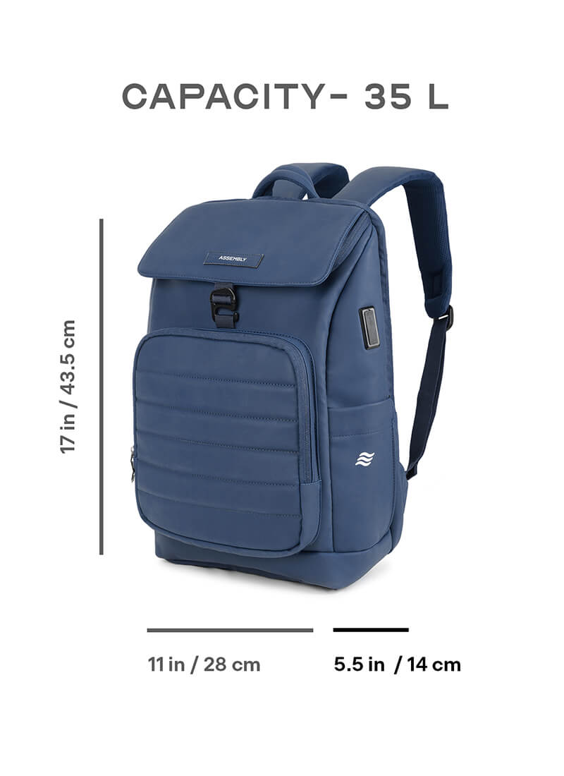 Stark Backpack | Blue |  Everyday Laptop Backpack