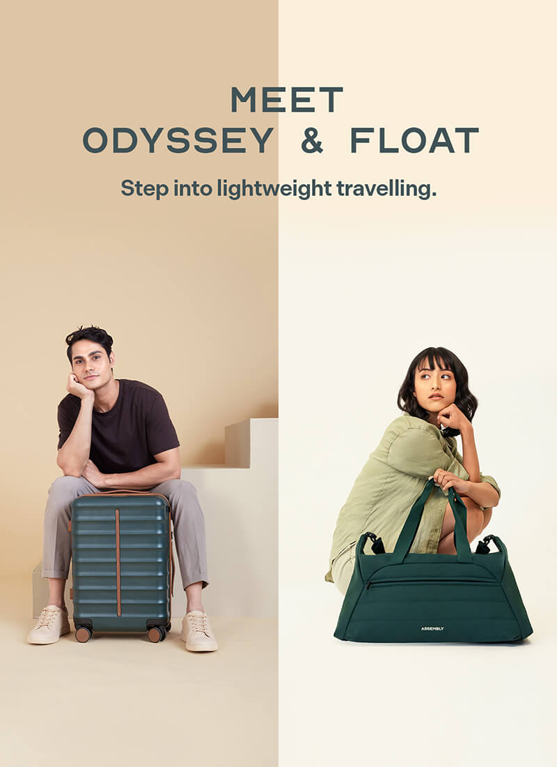 Odyssey & Float Duffle Combo | Forest Green | Cabin Hard Luggage & Duffle