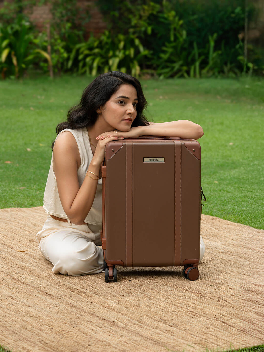 Vintage | Coco Brown | Cabin Hard Luggage