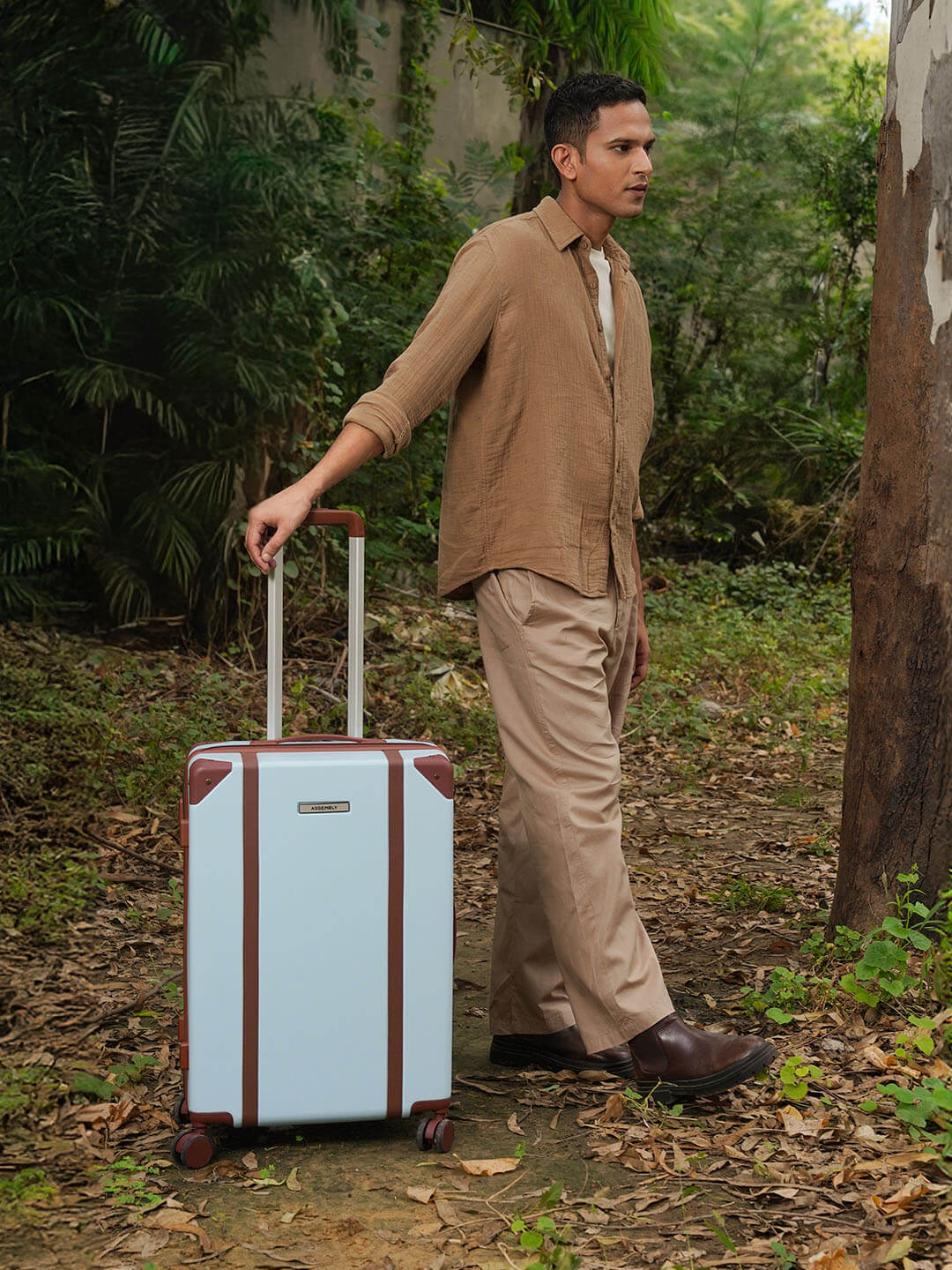 Vintage | Cadet Blue | Medium Hard Luggage