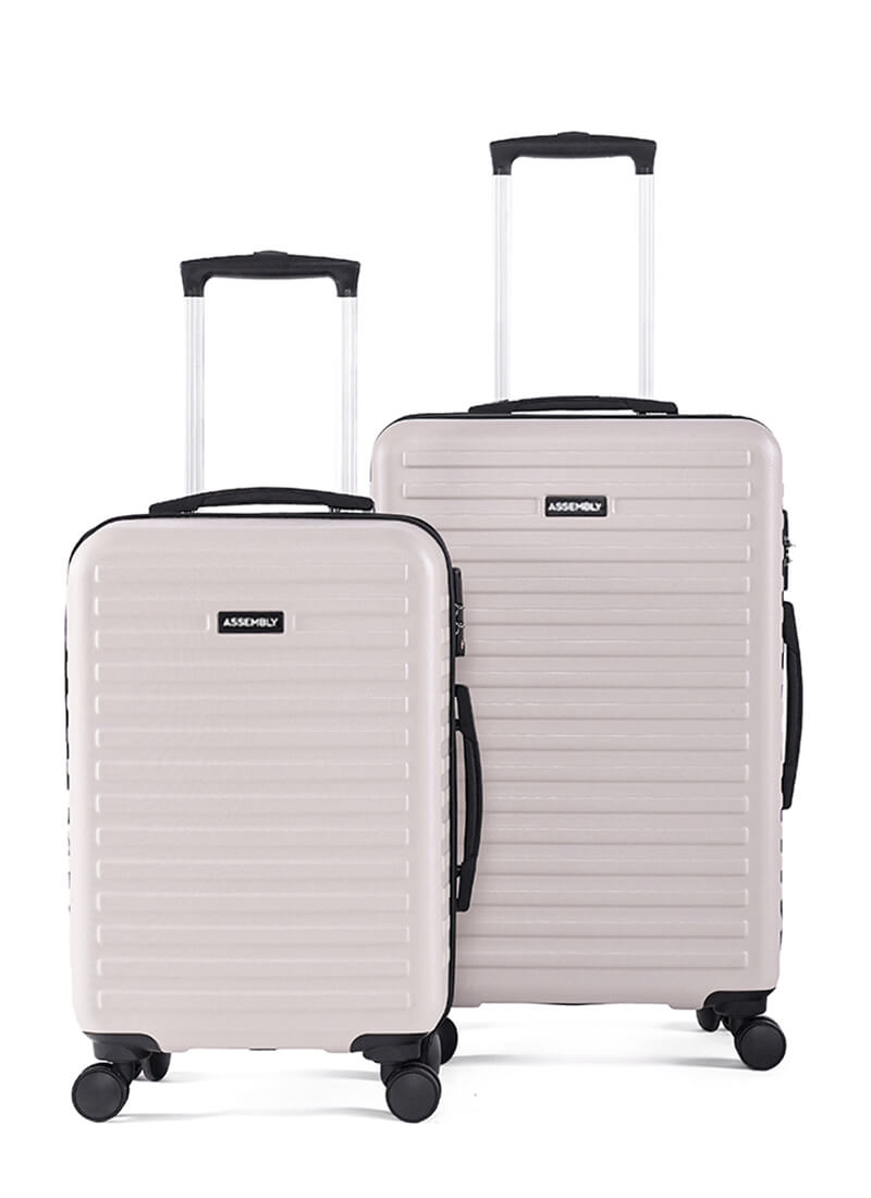 Stark Combo | Ivory | Cabin+Medium Hard Luggage
