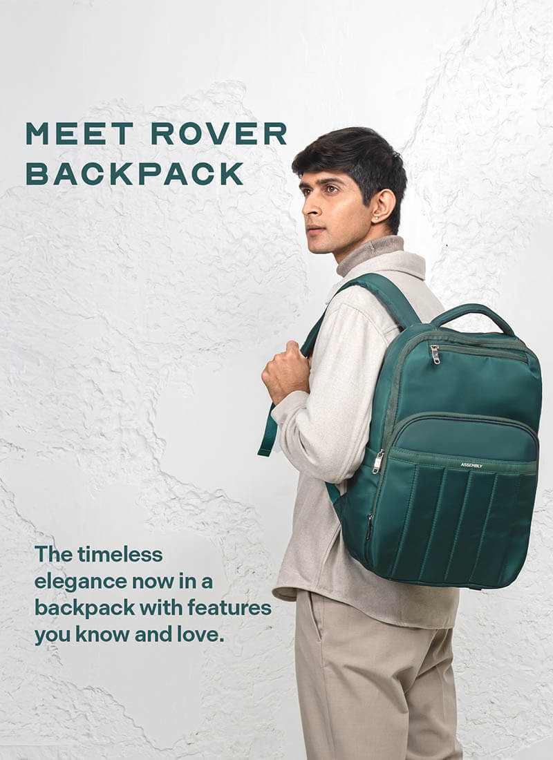 Rover Backpack | Green |  Everyday Laptop Backpack