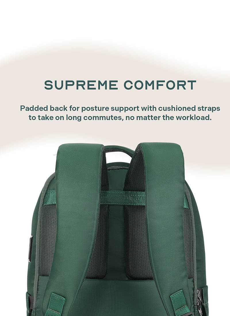 Rover Backpack | Green |  Everyday Laptop Backpack