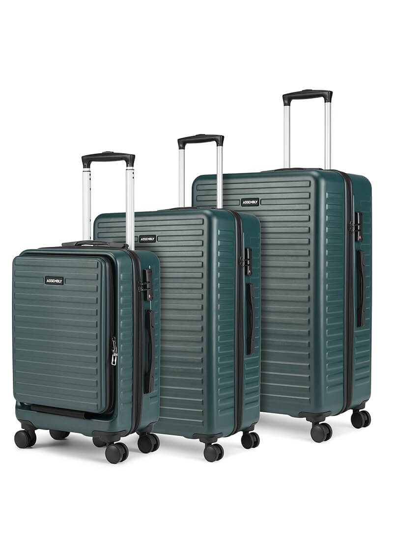 StarkPro Combo | Green | Set of 3 Luggage