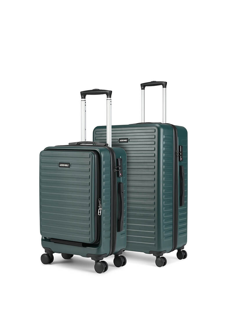 StarkPro Combo | Green | Cabin+Medium Hard Luggage
