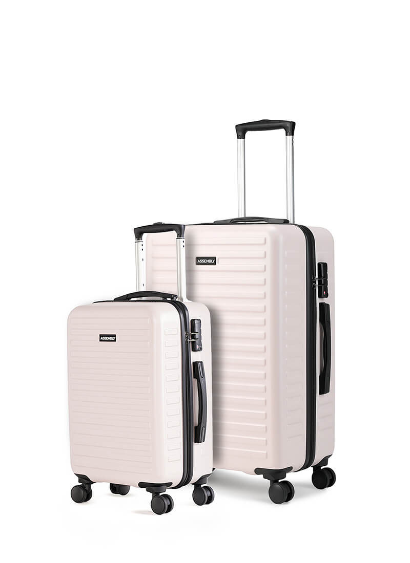 Stark Combo | Ivory | Cabin+Large Hard Luggage