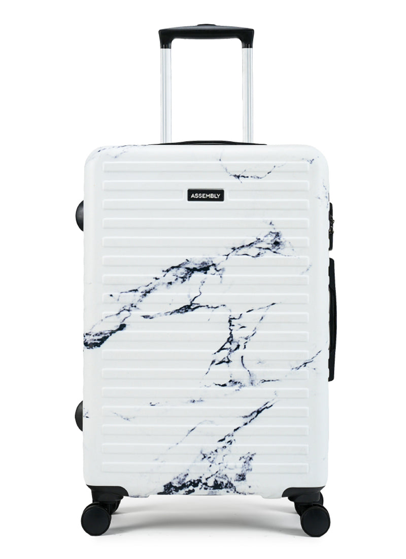 Stark | Marble Print | Medium Hard Luggage