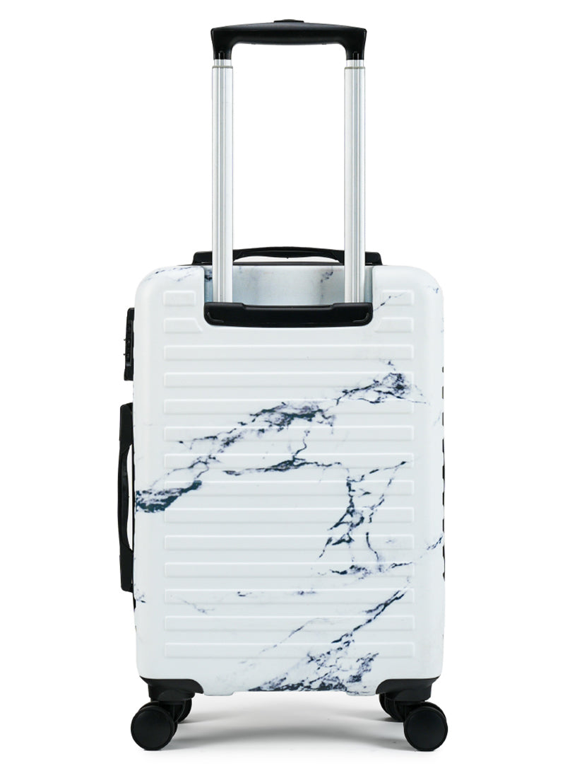 Stark | Marble Print | Cabin Hard Luggage