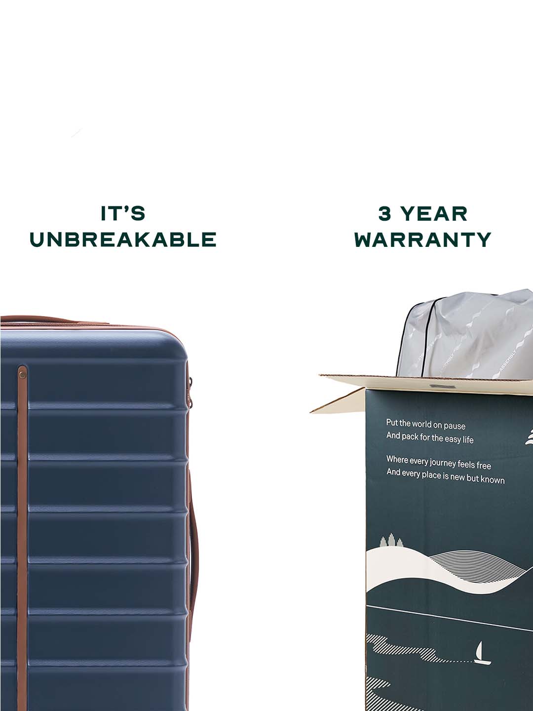 Odyssey Combo | Ocean | Cabin+Medium Hard Luggage