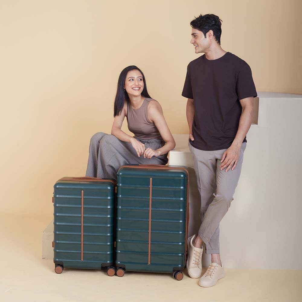 Odyssey Combo Forest Medium+Large Hard Luggage - Main Image