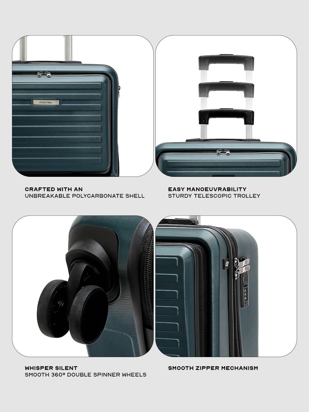 StarkPro Overnighter | Green | Overnighter Hard Luggage
