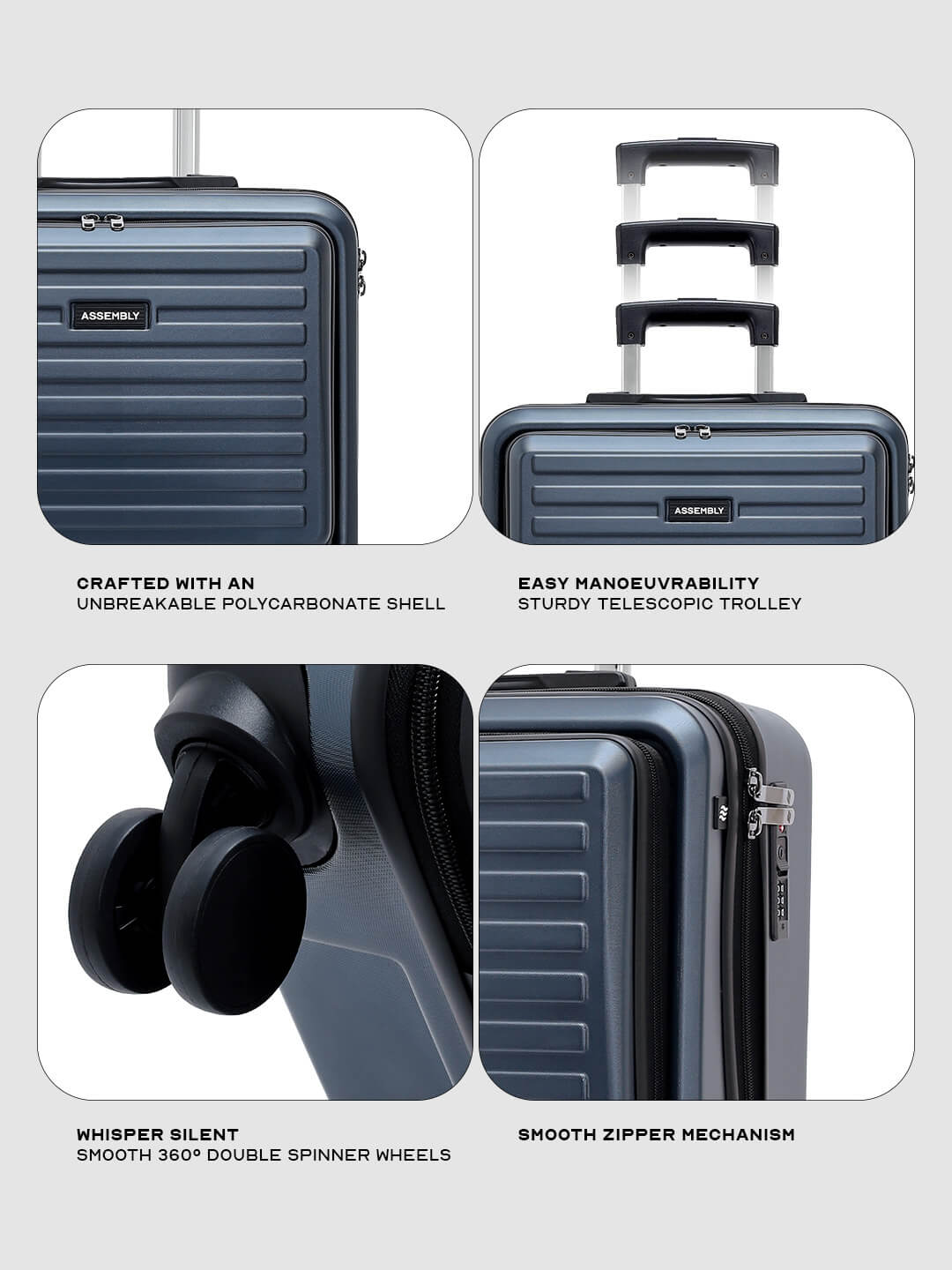 StarkPro Overnighter | Blue | Overnighter Hard Luggage