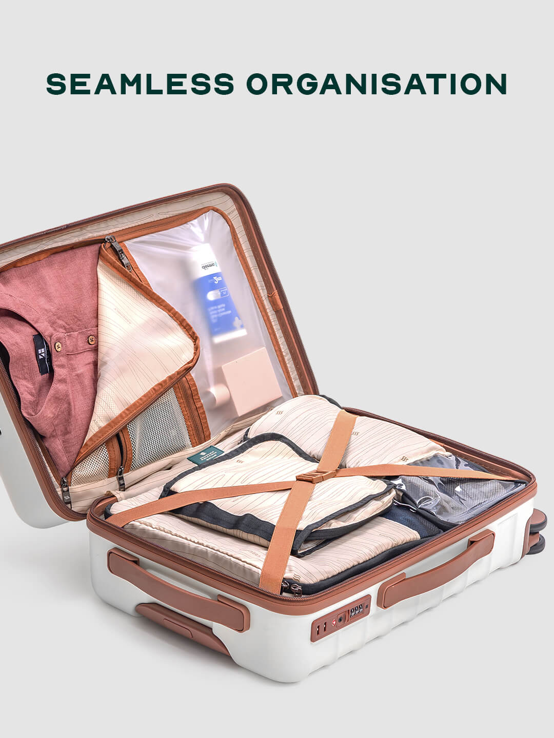 Odyssey Combo | Sand | Set of 3 Hard Luggage