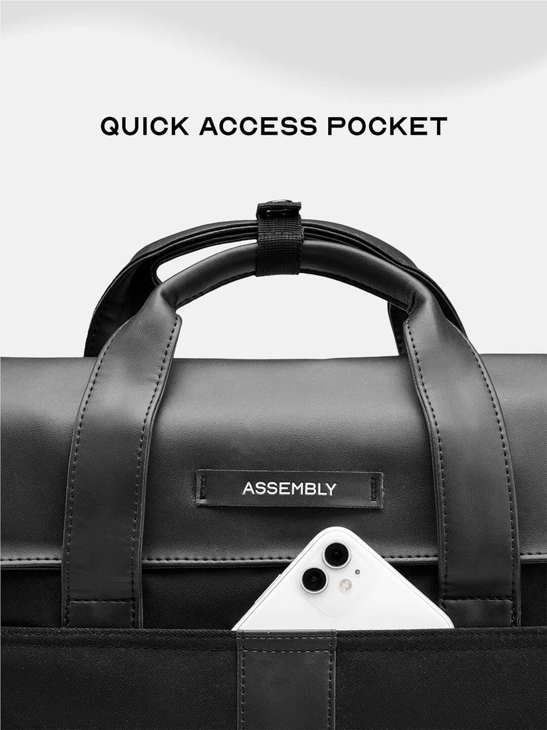Kairo Laptop Messenger Bag Black