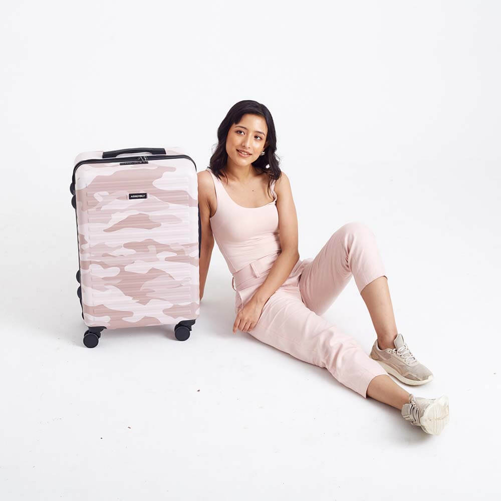 Stark | Camo Peach | Medium Hard Luggage
