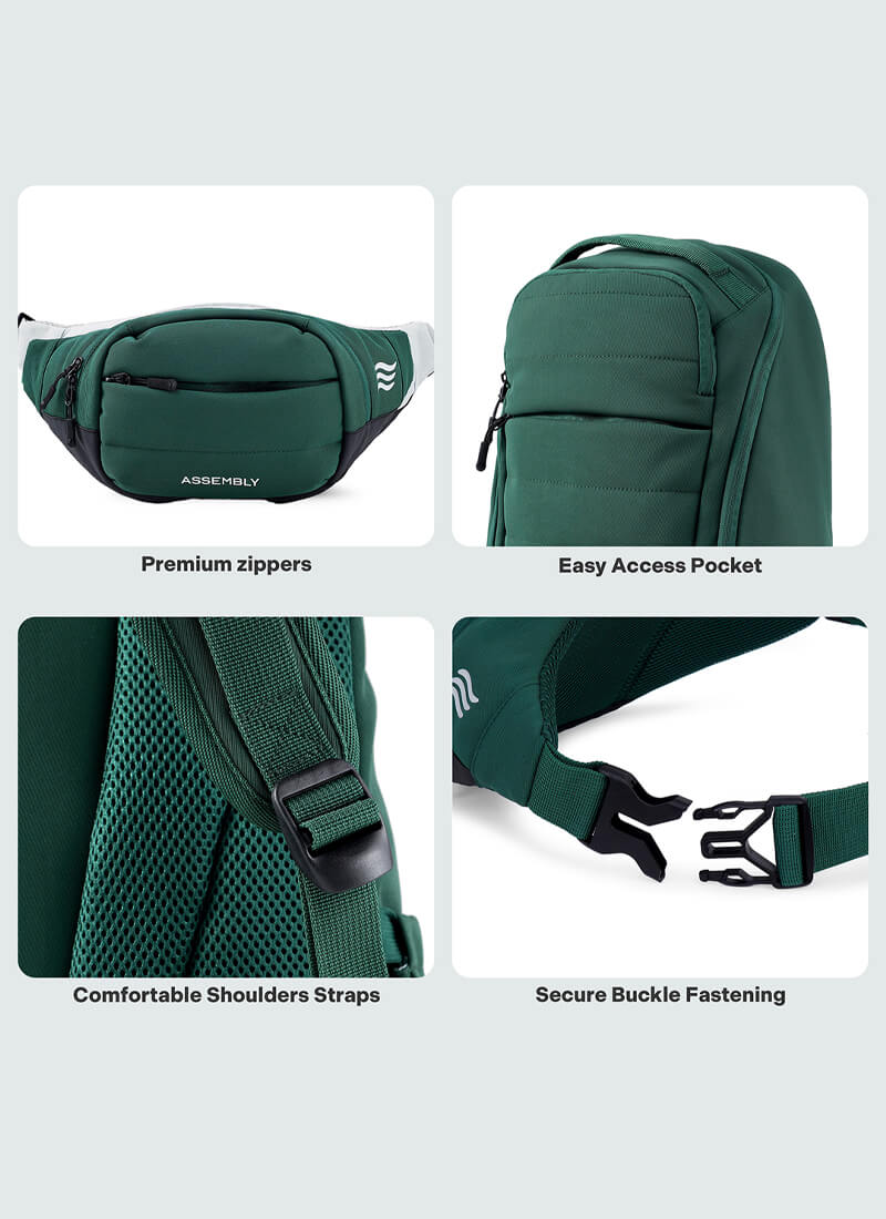 Float Backpack & Fanny Combo | IVY | Premium Backpack & Crossbody Bag