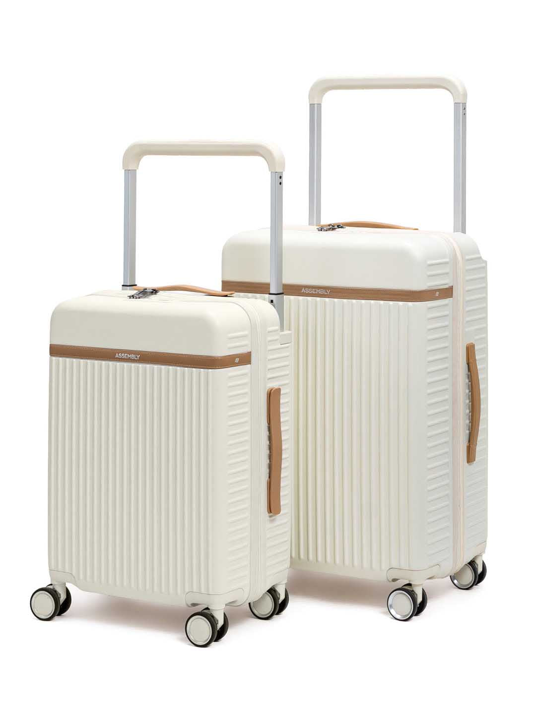 Rover Combo | Moon-White | Cabin+Medium Hard Luggage