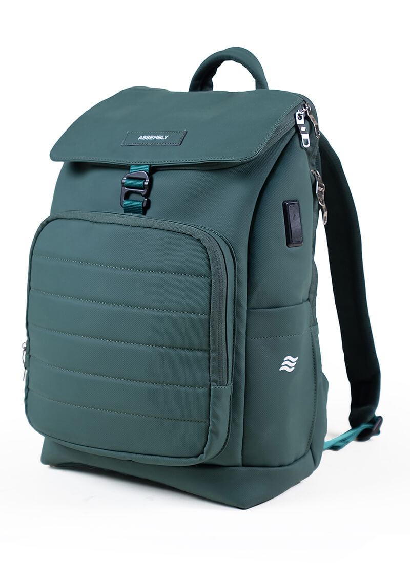 Stark Backpack | Green | Everyday Laptop Backpack