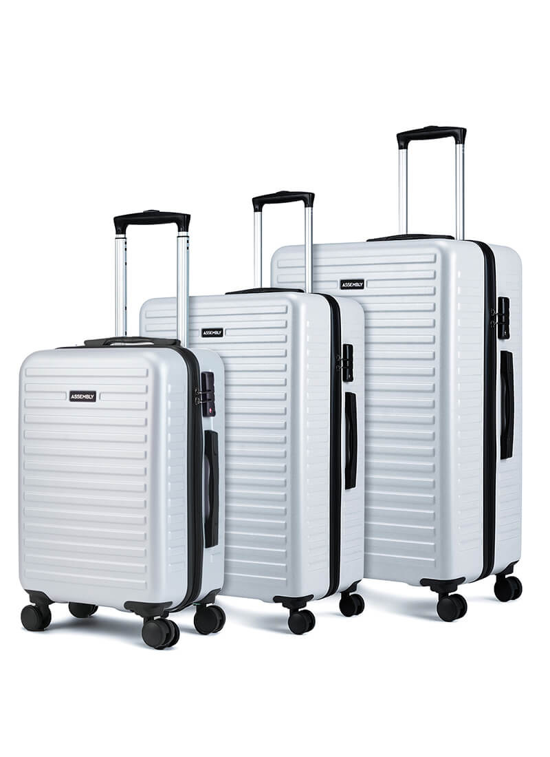 Stark Combo | Silver | Set of 3 Luggage