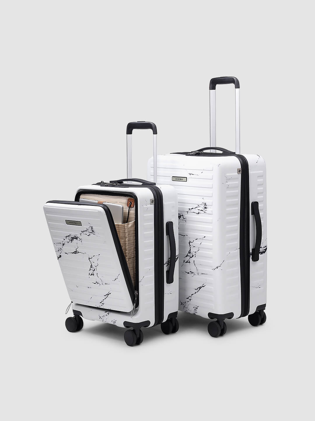 StarkPro Combo | Marble | CabinPro+Medium Hard Luggage