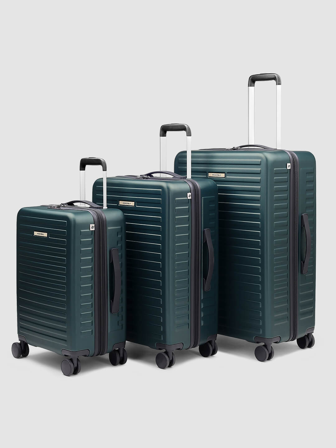 Stark Combo | Green | Set of 3 Luggage