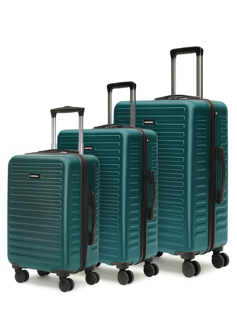 Stark Combo | Green | Set of 3 Luggage