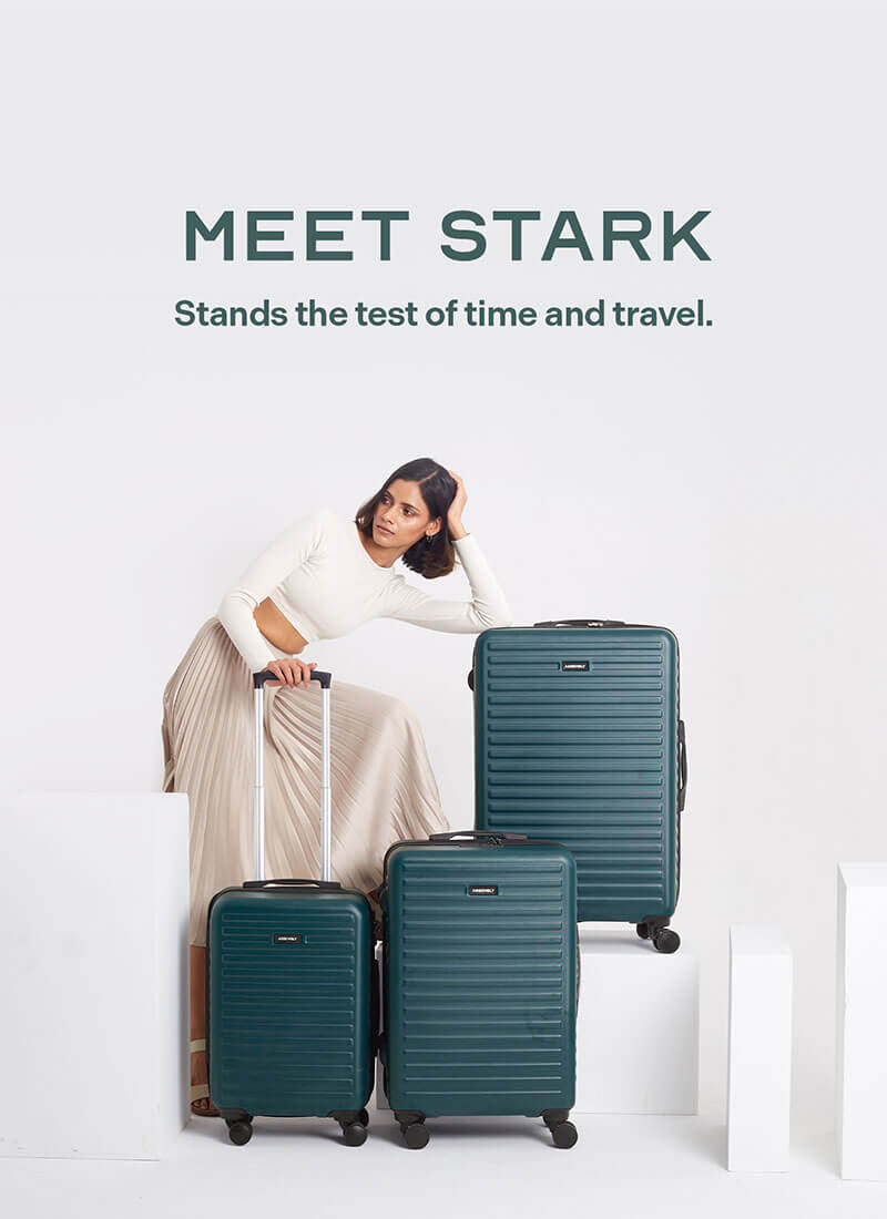 Stark Combo | Green | Set of 3 Luggage