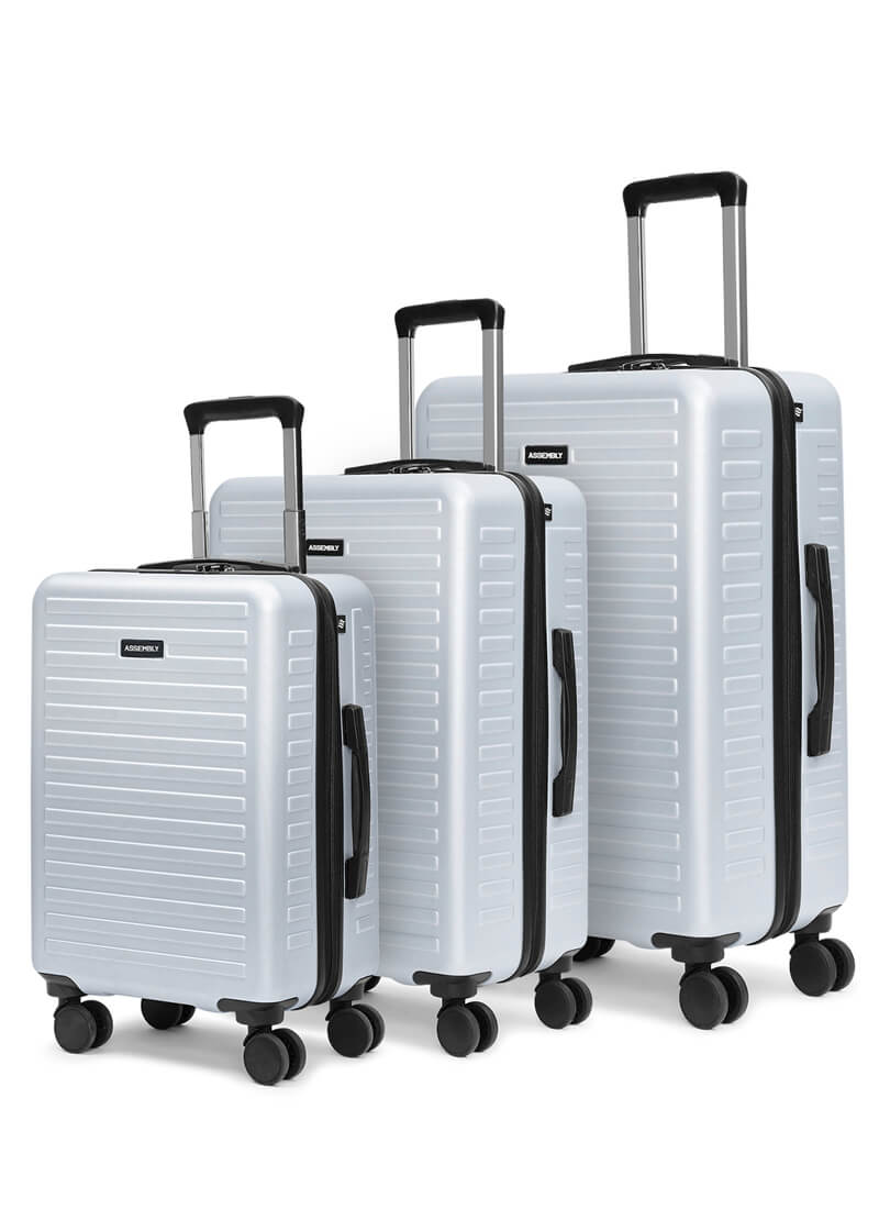 Stark Combo | Silver | Set of 3 Luggage