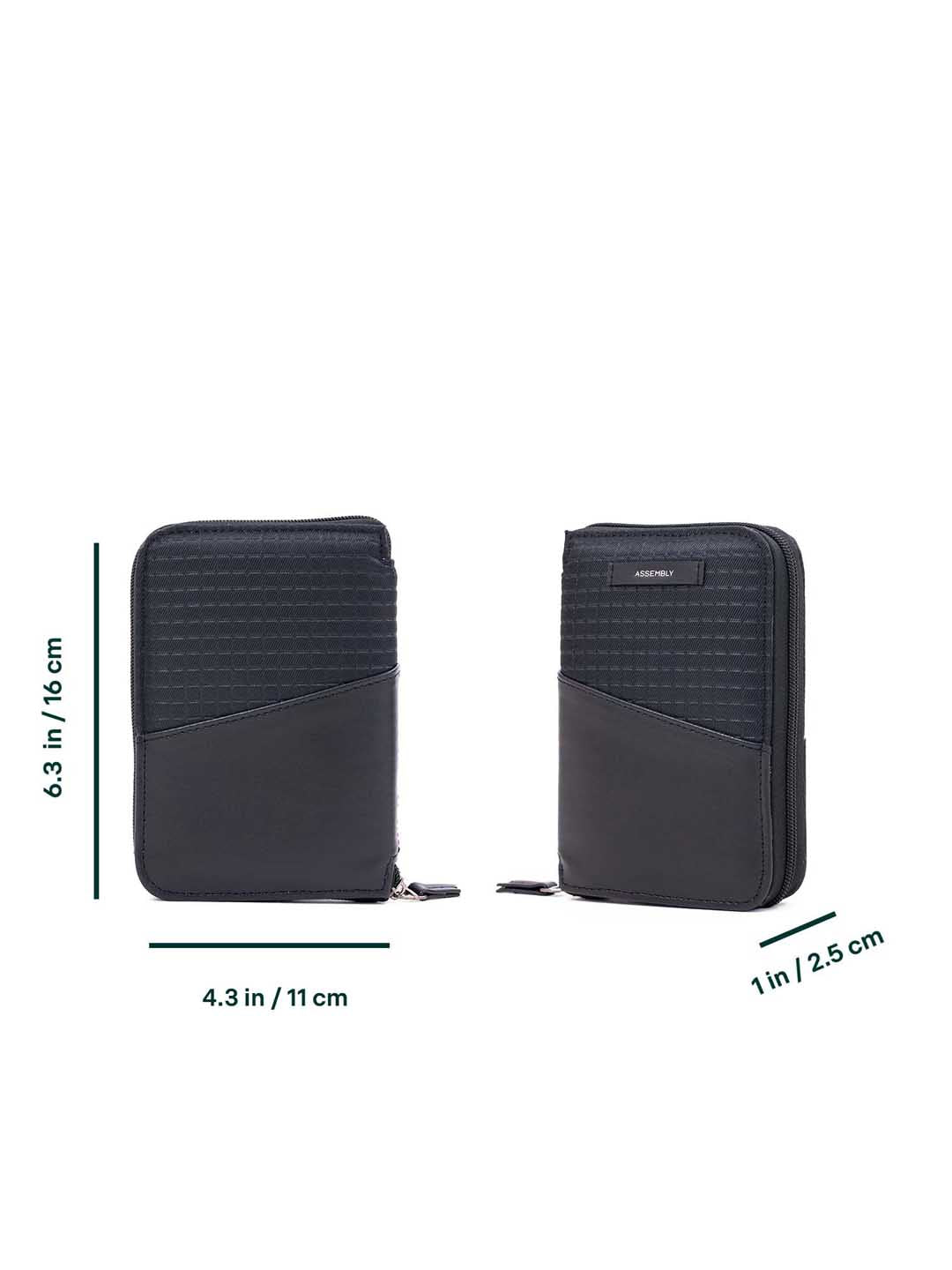 Valor Travel Passport Organizer | Black | Sleek & Secure Design