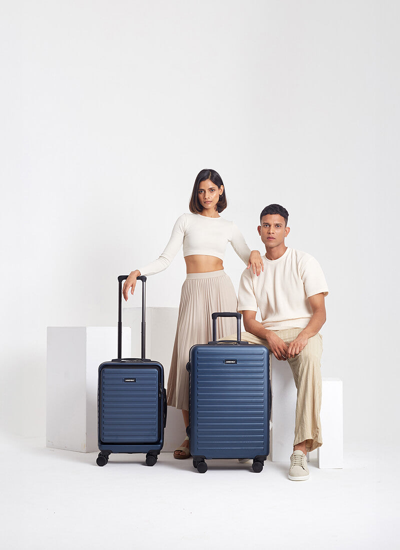 StarkPro Combo | Blue | CabinPro+Medium Hard Luggage