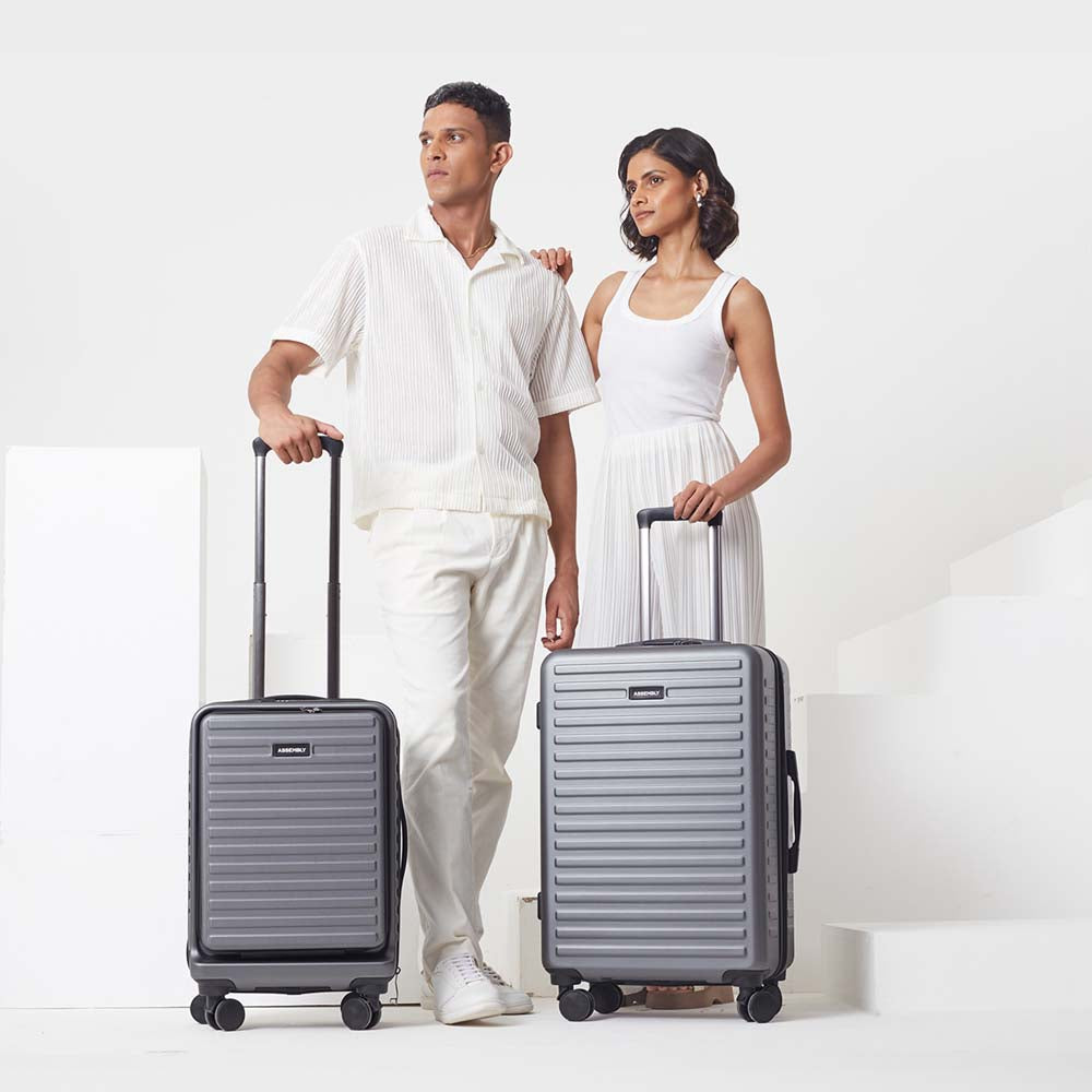 StarkPro Combo | Grey | CabinPro+Medium Hard Luggage
