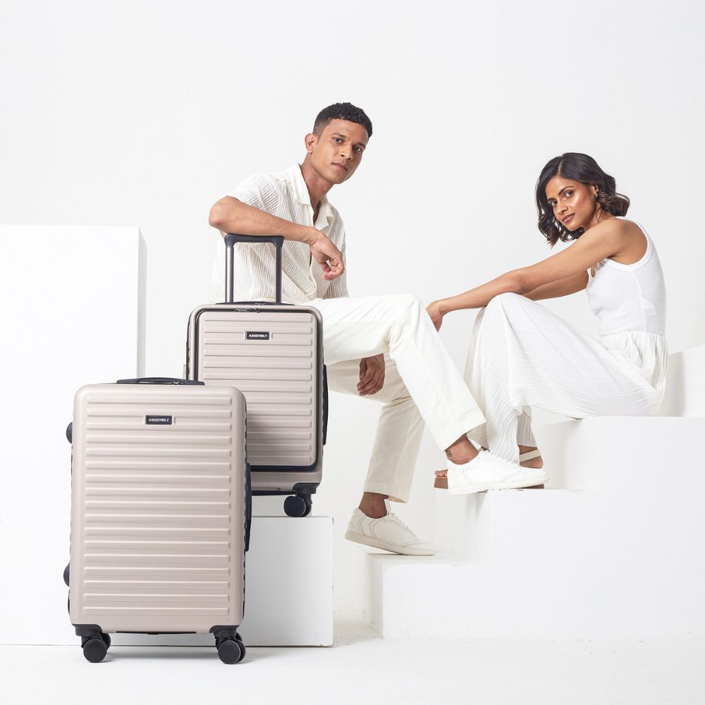 StarkPro Combo | Ivory | CabinPro+Large Hard Luggage