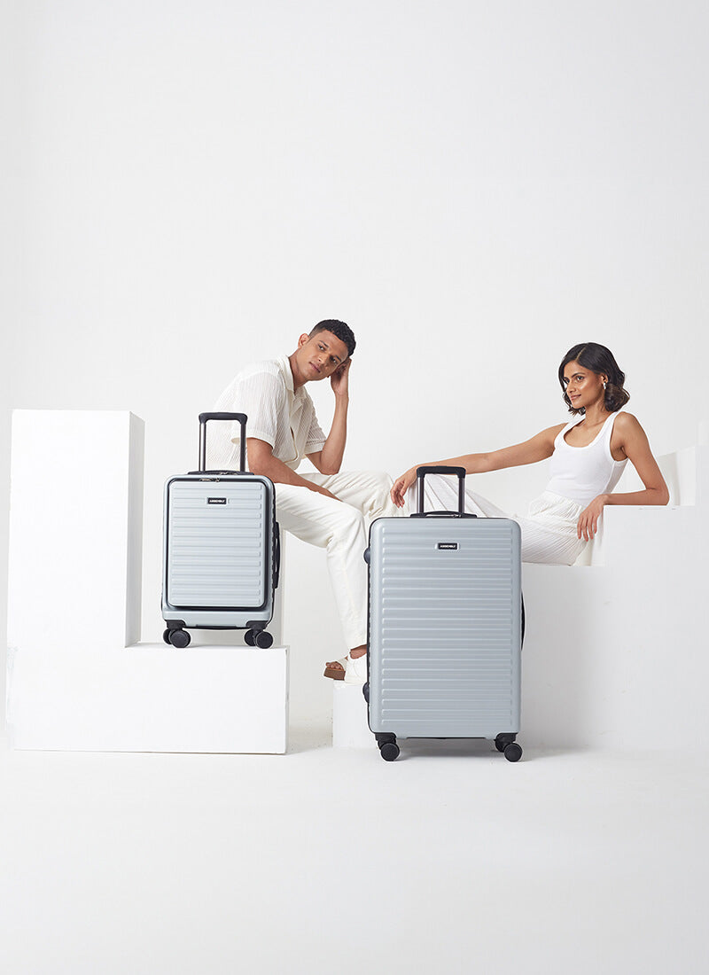 StarkPro Combo | Silver | CabinPro+Large Hard Luggage