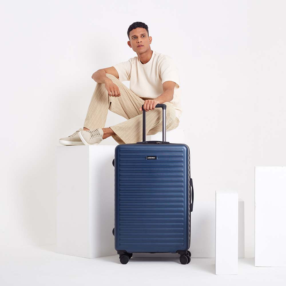 Stark | Blue | Large Hard Luggage