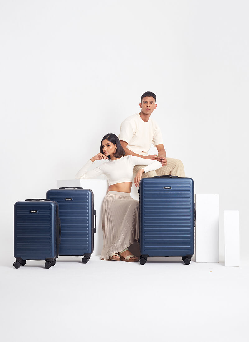 Stark Combo | Blue | Set of 3 Luggage