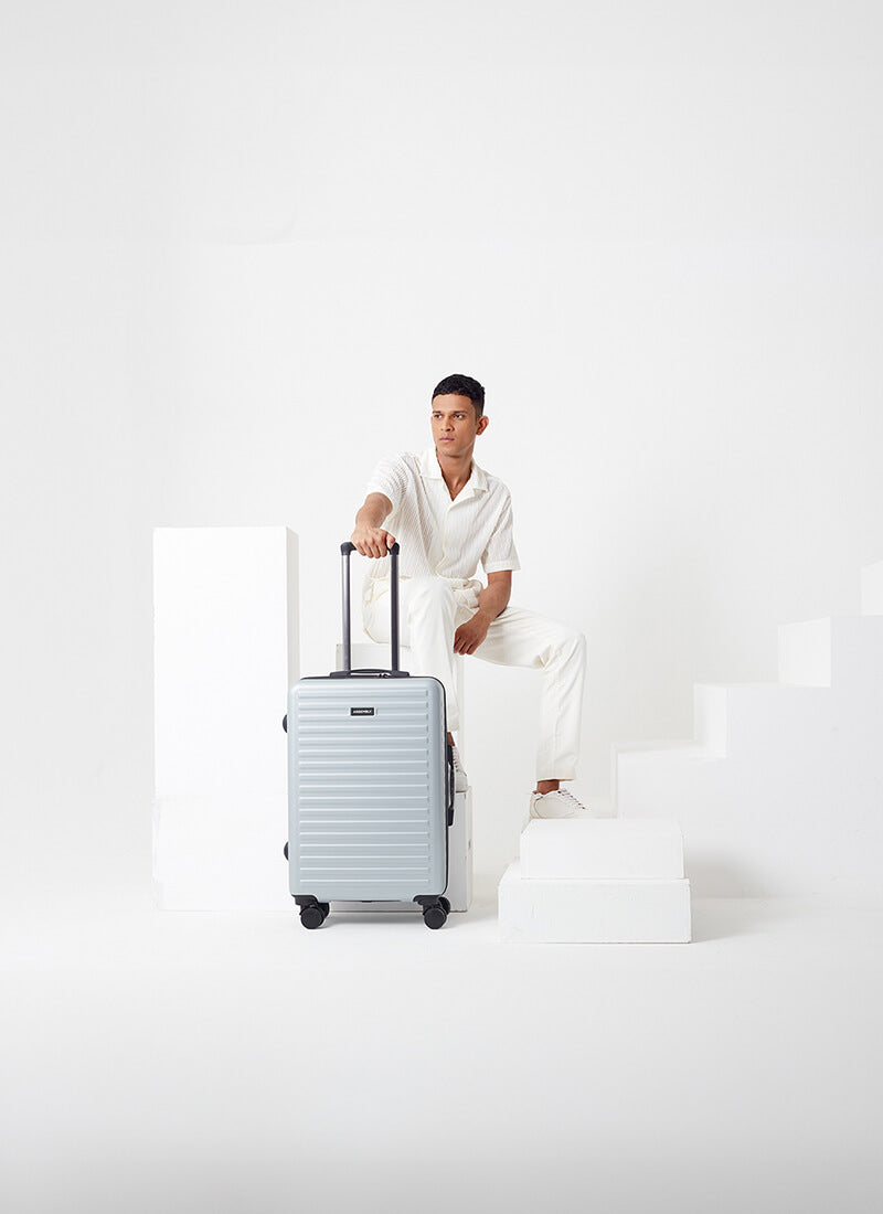 Stark | Silver | Medium Hard Luggage