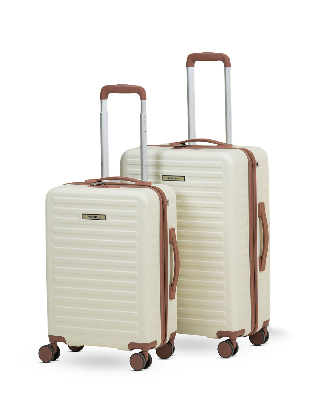 Stark Combo | Moon-White | Cabin+Medium Hard Luggage