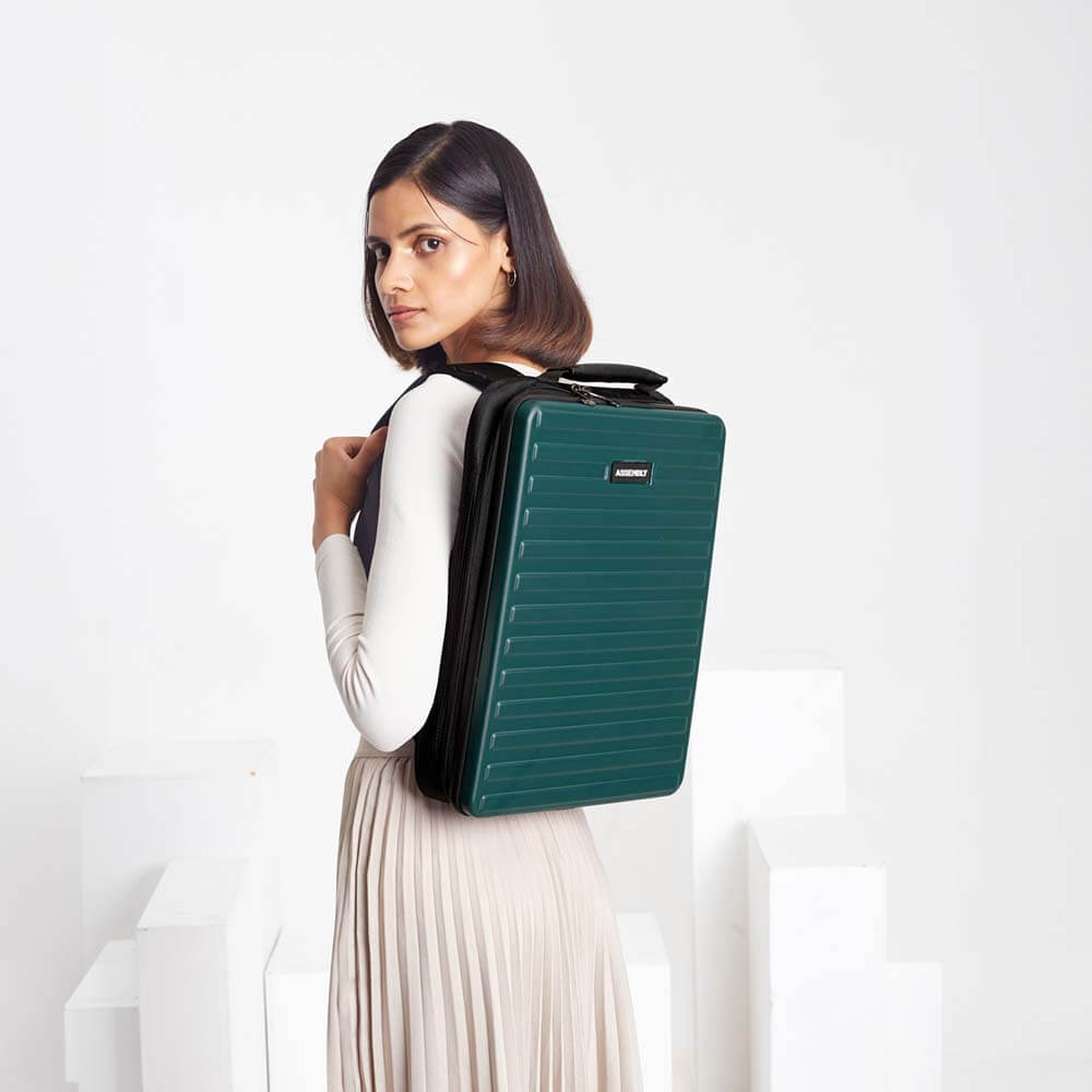Edge | Green | Hardshell Laptop Backpack
